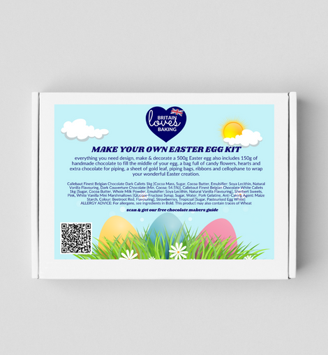 Design, Make & Decorate Your Own Easter Egg. Kit -500g